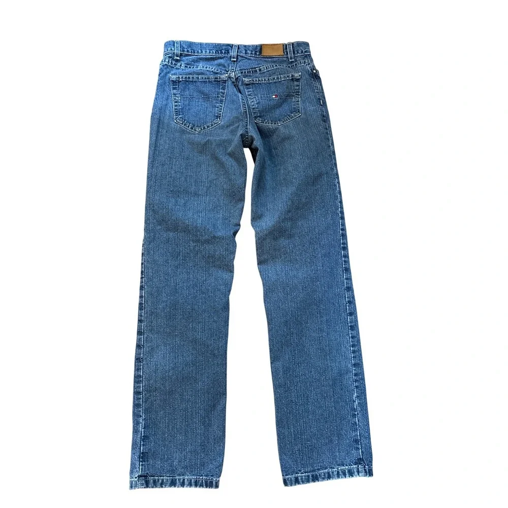 Tommy Hilfiger Jeans Women Blue Vintage Straight Leg Denim SIZE 4‎